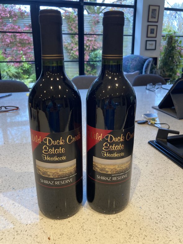 Wild Duck Creek Estate, Reserve Shiraz, Heathcote