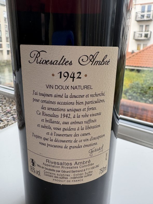 Gerard Bertrand, Rivesaltes Legend Vintage