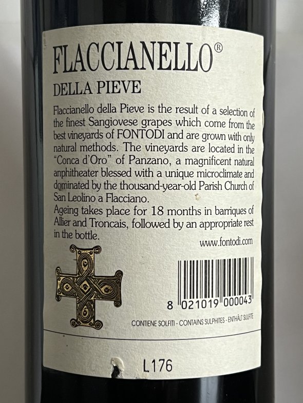 Fontodi, Flaccianello delle Pieve, Colli della Toscana Centrale IGT