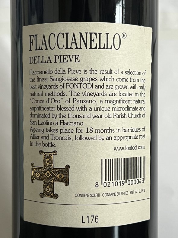 Fontodi, Flaccianello delle Pieve, Colli della Toscana Centrale IGT