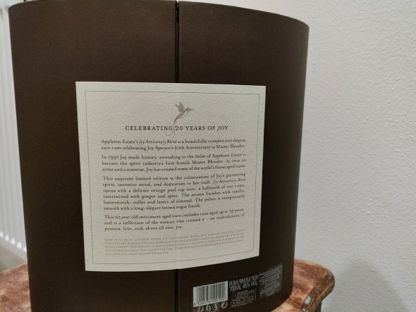 Appleton Estate, Joy, Anniversary Blend, aged 25 years
