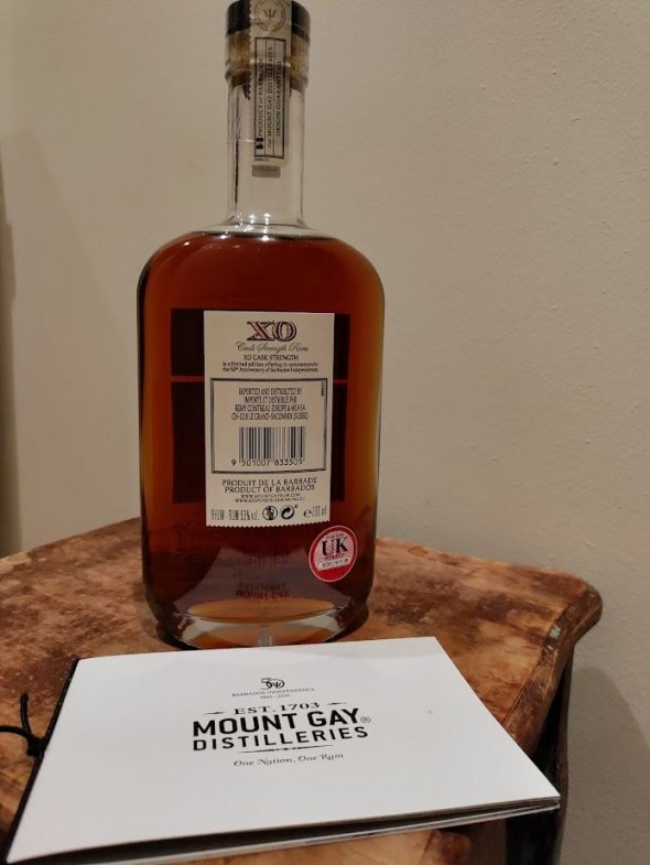Mount Gay, XO Cask Strength Rum, Limited Edition #2252