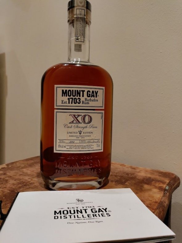 Mount Gay, XO Cask Strength Rum, Limited Edition #2252