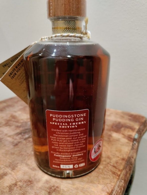 Puddingstone Distillery, Pud Pud Gin, Bottle 064