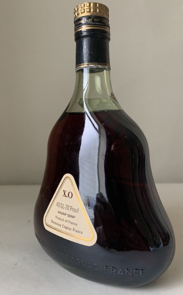 Older Label/Box Hennessy X.O Cognac 