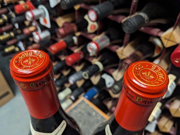 Clos des Papes, Chateauneuf-du-Pape, Rouge vertical 2012/2013