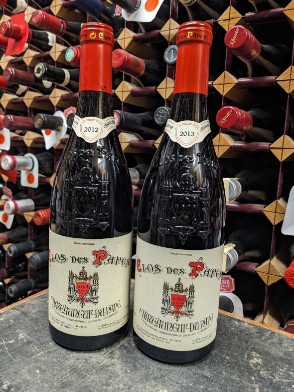 Clos des Papes, Chateauneuf-du-Pape, Rouge vertical 2012/2013