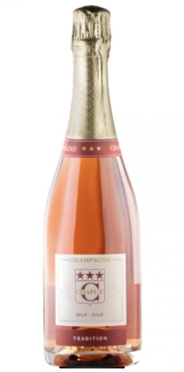Champagne Chapuy Rose Tradition , Grand Cru Oger, NV, Cote des Blancs, parcel of 6x75cl, NV