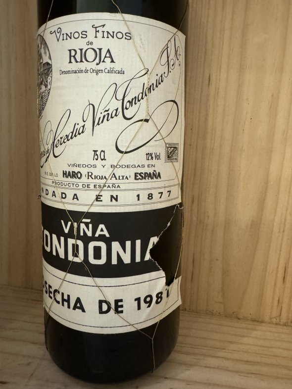 Lopez R, Vina Tondonia, Rioja