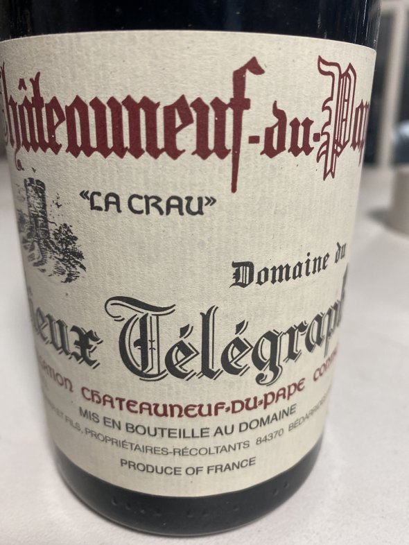 Vieux Telegraphe, Chateauneuf-du-Pape, La Crau Rouge