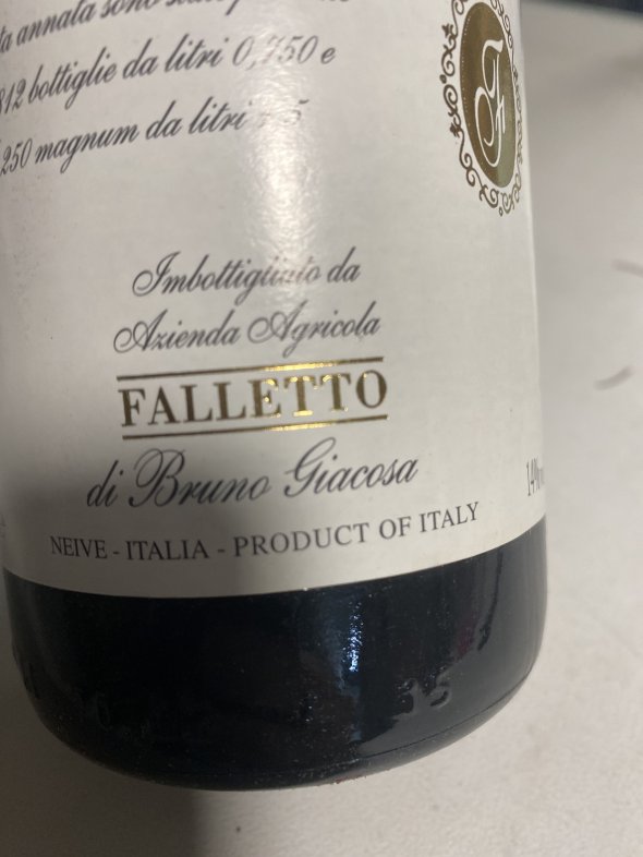 Barolo faletto 