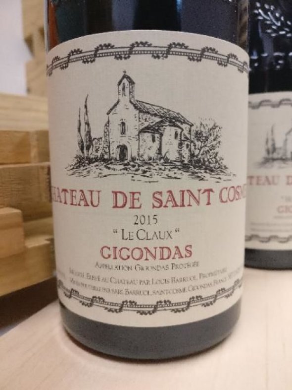 2015 Chateau de Saint Cosme, Gigondas, Le Claux
