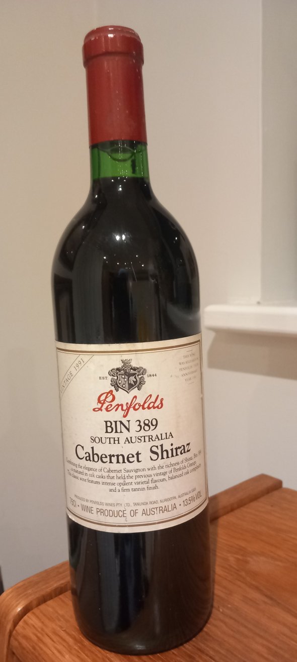 Penfolds, Bin 389 Cabernet Shiraz, South Australia