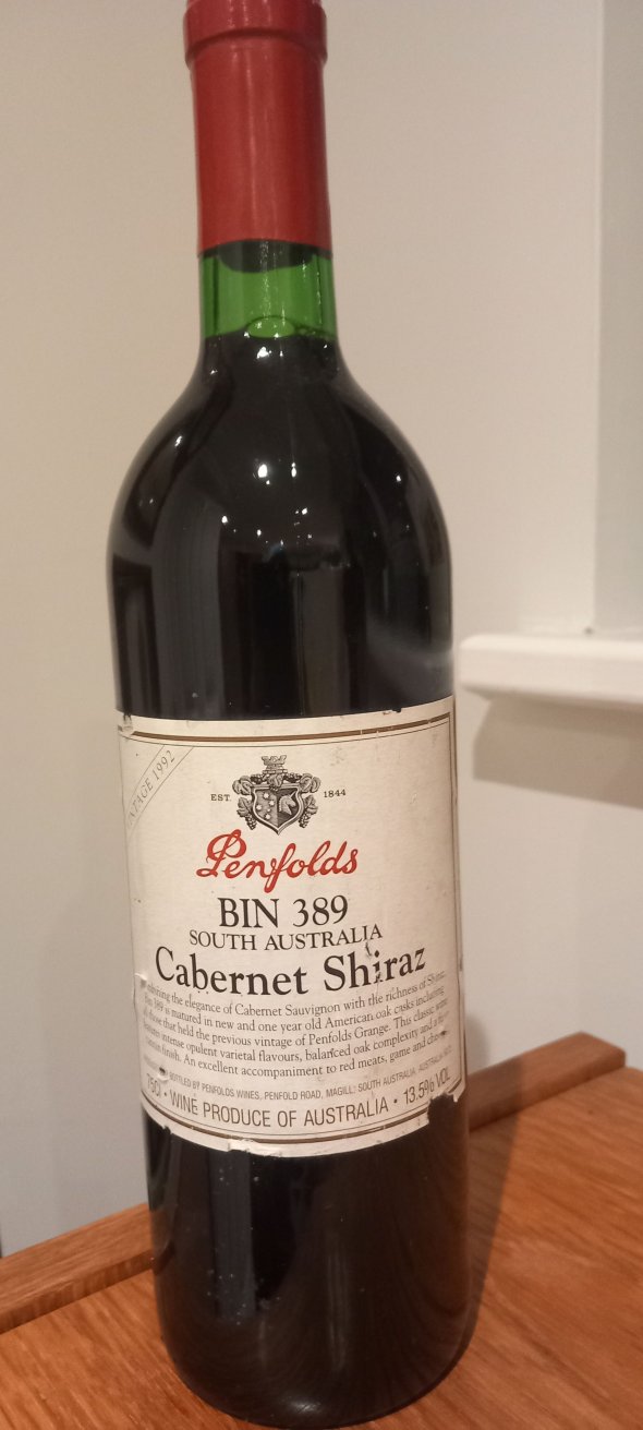 Penfolds, Bin 389 Cabernet Shiraz, South Australia