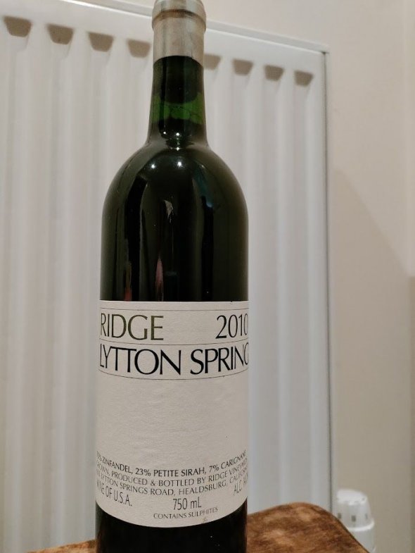 Ridge, Lytton Springs Zinfandel, Napa Valley