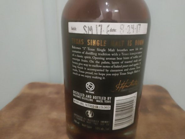 Balcones, Single Malt Classic Edition