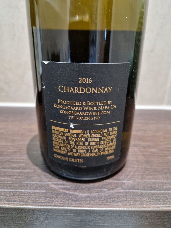 Kongsgaard, Chardonnay, Napa Valley