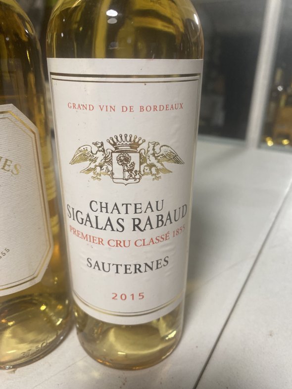 2015 Sauternes tasting case