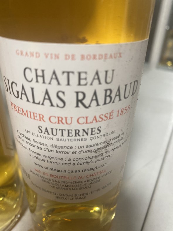 2015 Sauternes tasting case