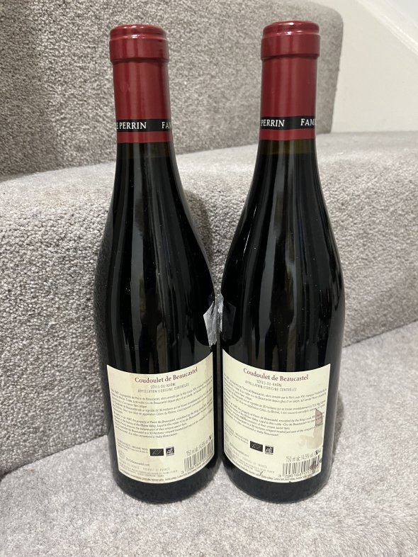 2019 (2 bottles) Coudoulet de Beaucastel Rouge, Cotes du Rhone