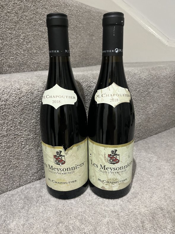 2018 (2 bottles) M. Chapoutier, Crozes-Hermitage, Les Meysonniers