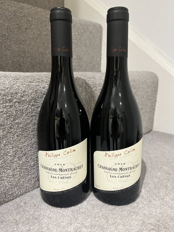 2018 (2 bottles) Philippe Colin, Chassagne-Montrachet, Les Chenes