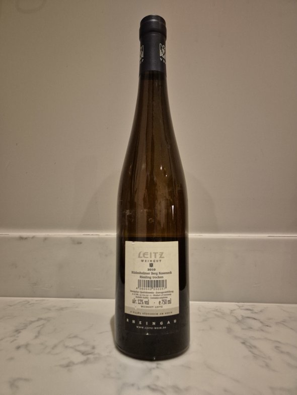 Weingut Leitz, Rudesheimer Berg Roseneck Riesling Trocken Alte Re, Rheingau
