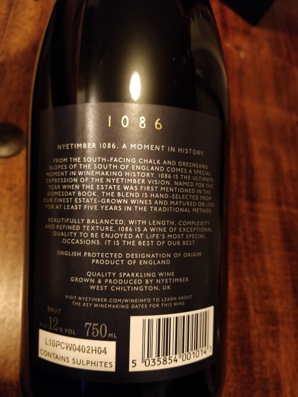 Nyetimber, 1086 White, England