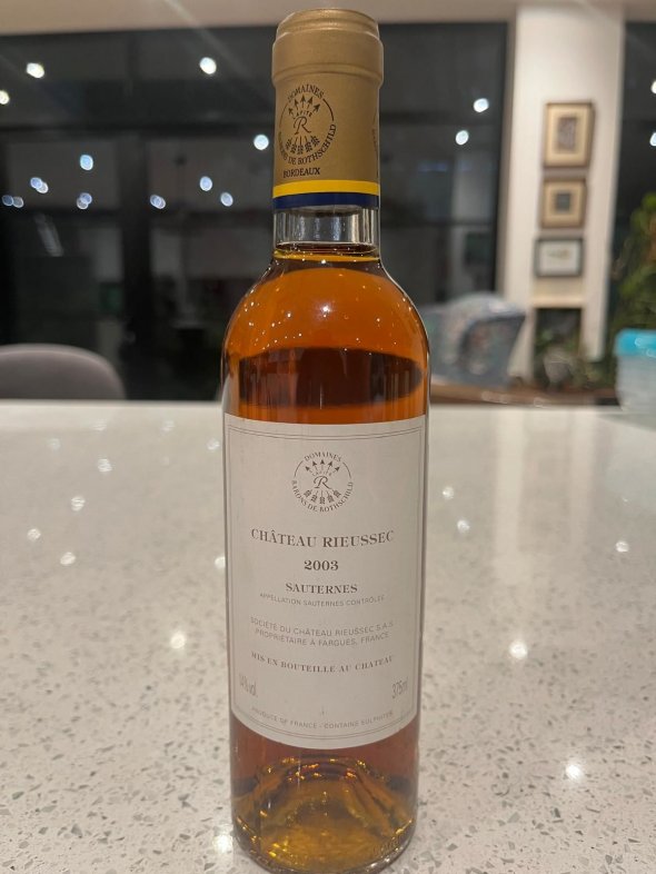 Chateau Rieussec Premier Cru Classe, Sauternes