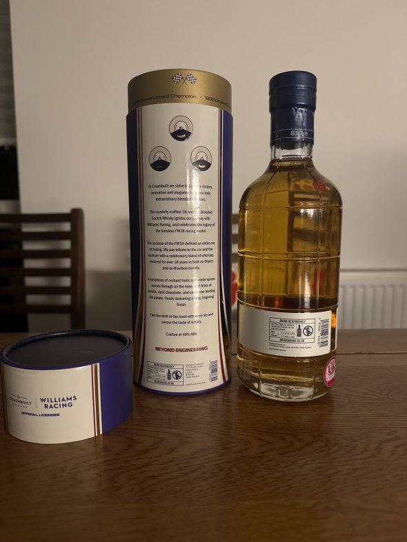 Coach built Williams Racing 18 years old special edition