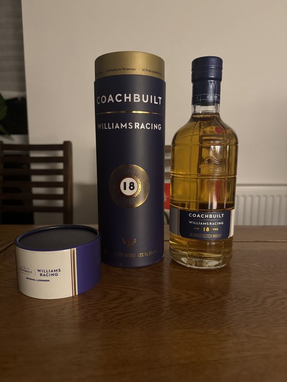 Coach built Williams Racing 18 years old special edition