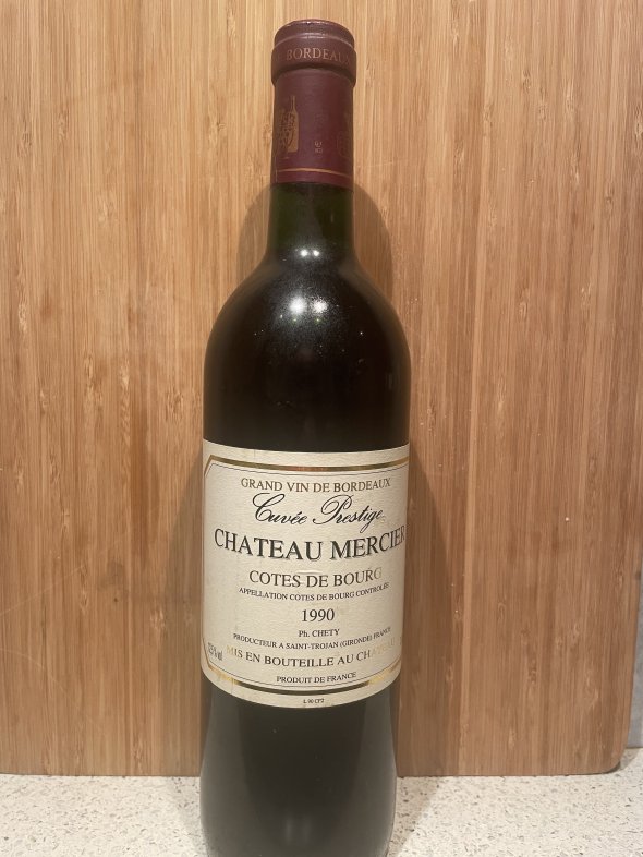 Chateau Mercier, Cuvee Prestige, Cotes de Bourg