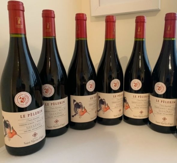 red Faugeres, Terroir Schiste, Saint Martin D`Agel , Le Pelerin Rouge , 2021 Vintage Syrah,Grenache, Carignan , Parcel 6x75cl