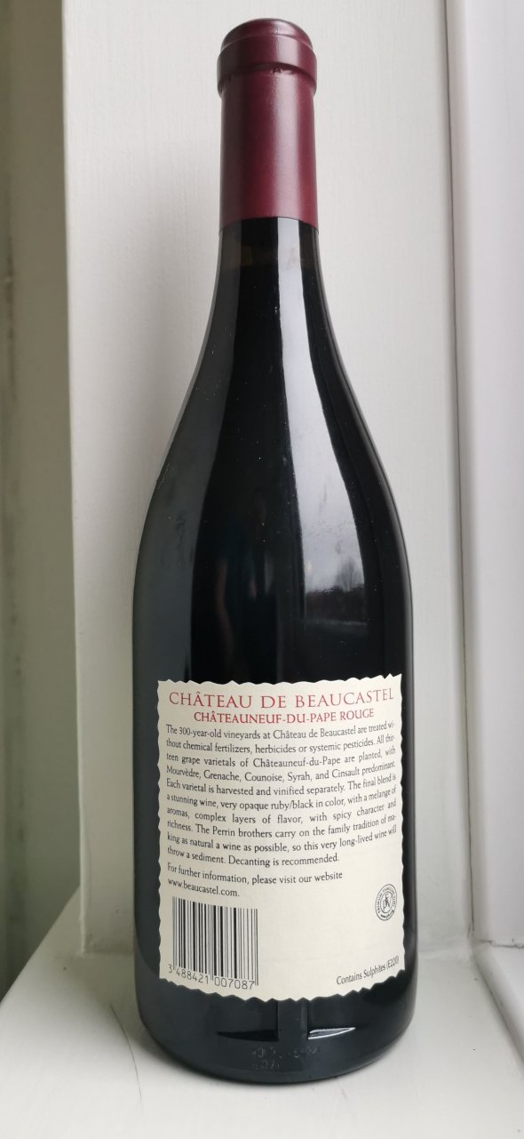 Chateau de Beaucastel Rouge, Chateauneuf-du-Pape