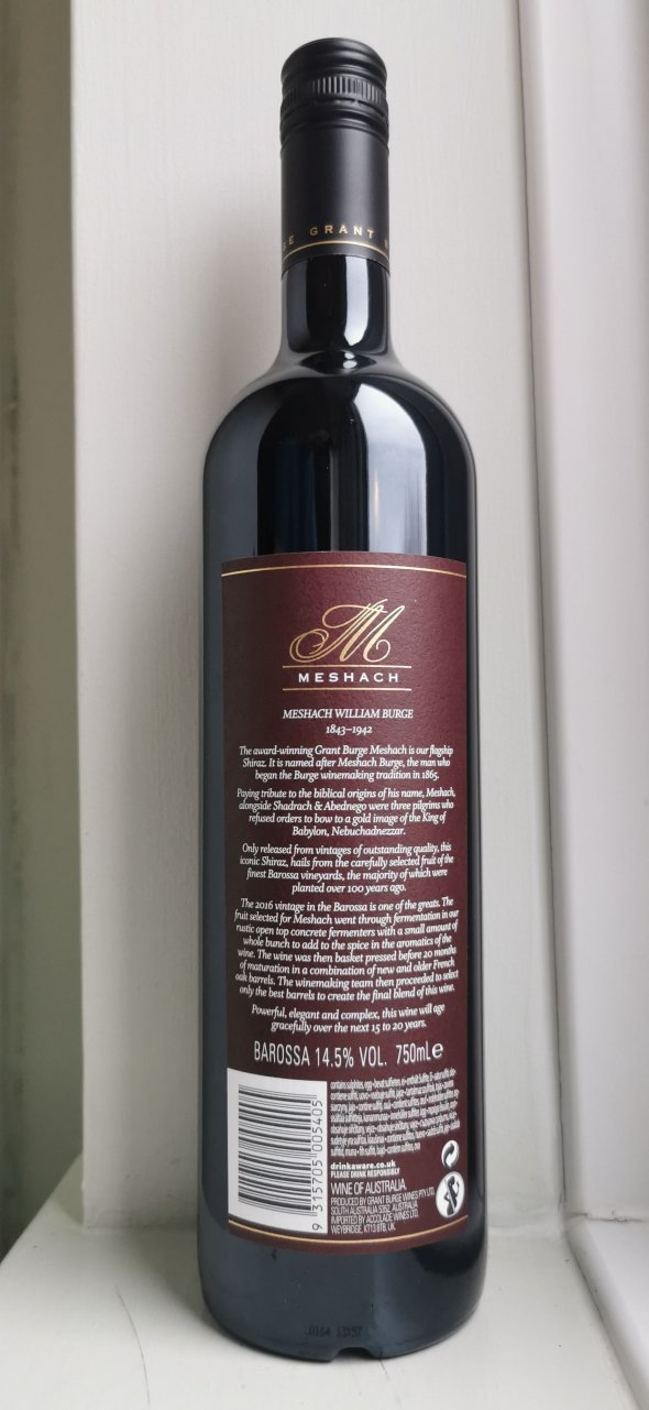 Grant Burge, Meshach, Barossa