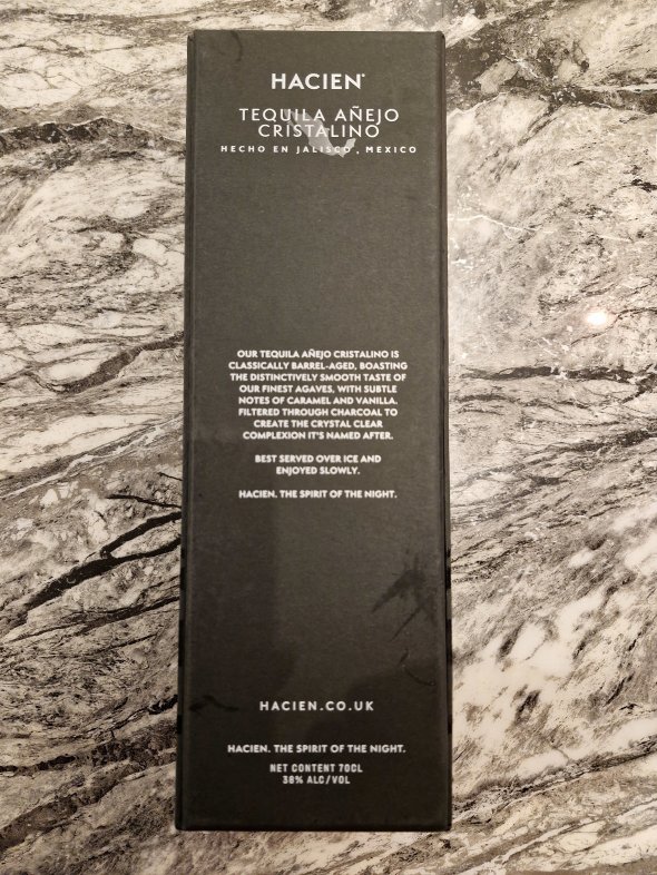 Hacien Tequila Anejo Cristalino
