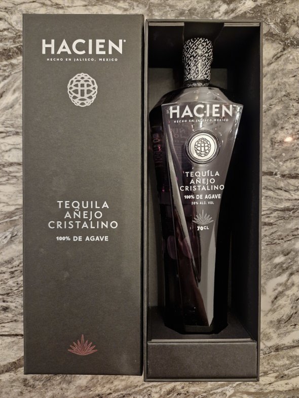 Hacien Tequila Anejo Cristalino