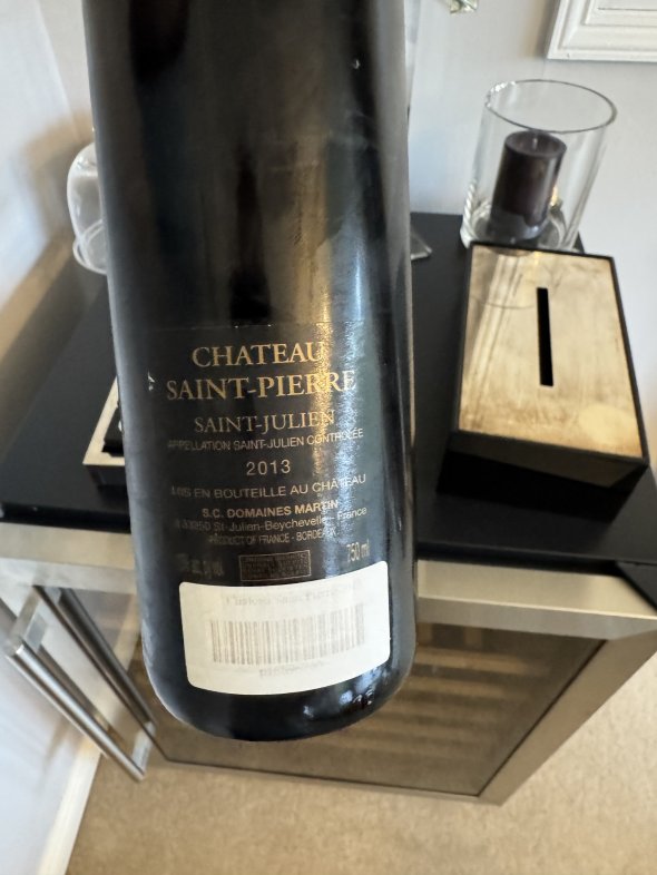 Grand cru classe chateau Saint Pierre 