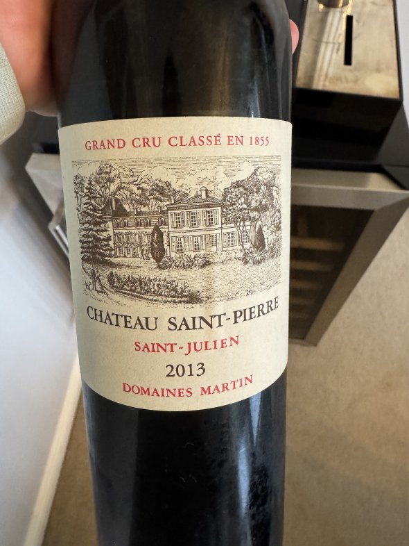 Grand cru classe chateau Saint Pierre 