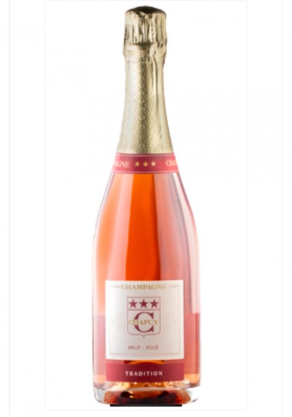 Champagne Chapuy Rose Tradition , Grand Cru Oger, NV, Cote des Blancs, parcel of 6x75cl, NV, NV Duty Paid, 6 bottle, 75cl