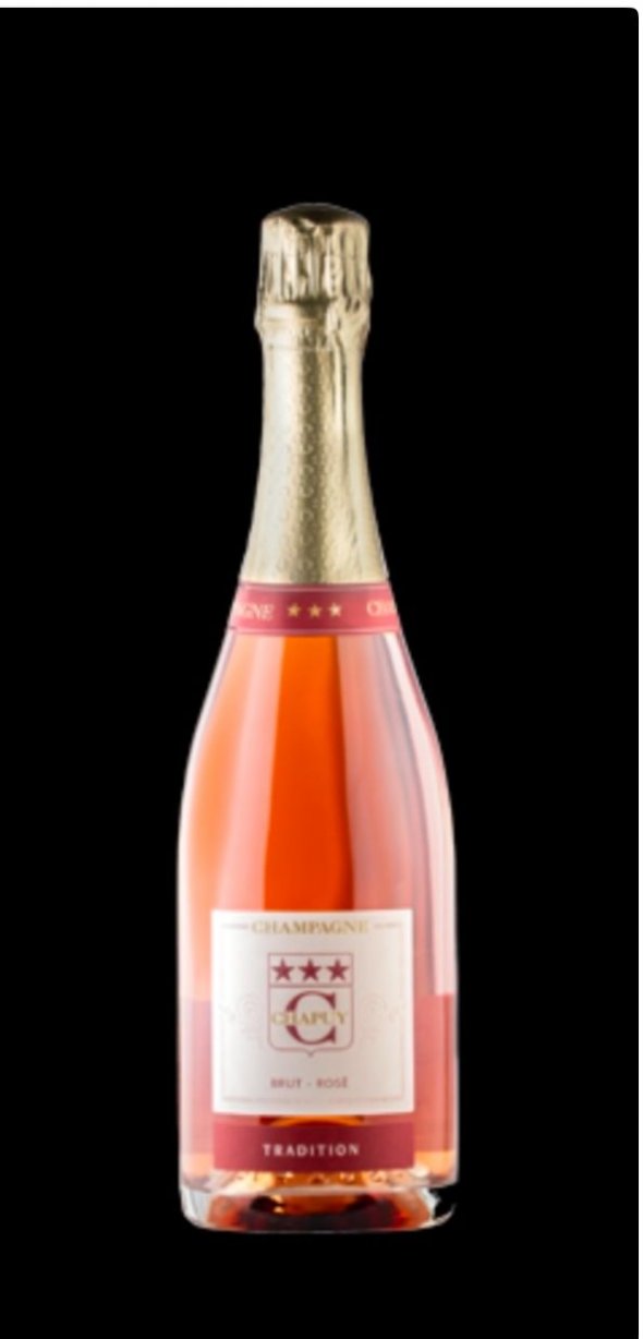 Champagne Chapuy Rose Tradition , Grand Cru Oger, NV, Cote des Blancs, parcel of 6x75cl, NV, NV Duty Paid, 6 bottle, 75cl
