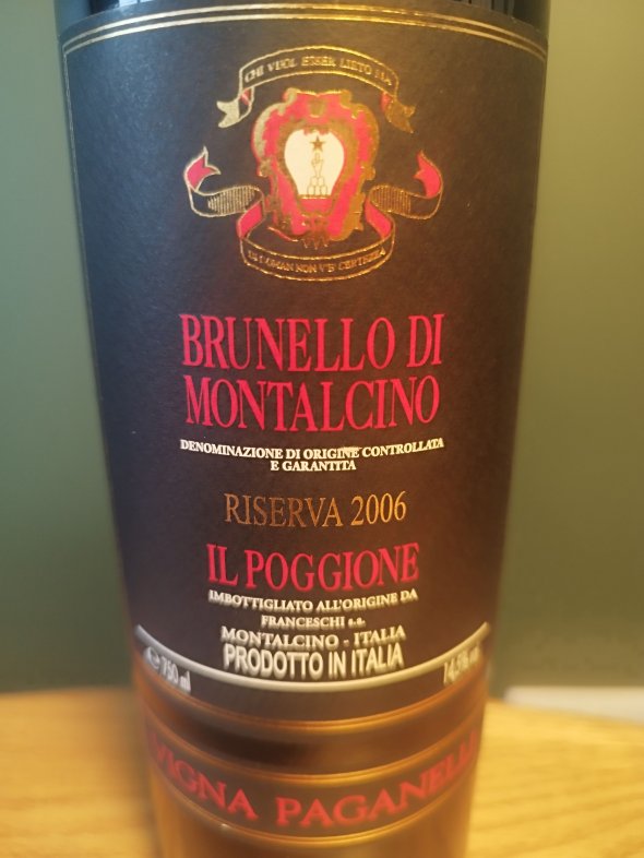 Brunello di Montalcino Riserva Il Poggione