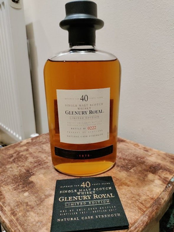Glenury Royal, Highland Single Malt 40YO, Highlands , Distilled 1970