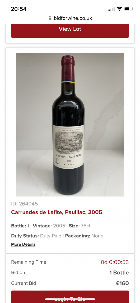 Carruades de Lafite, Pauillac