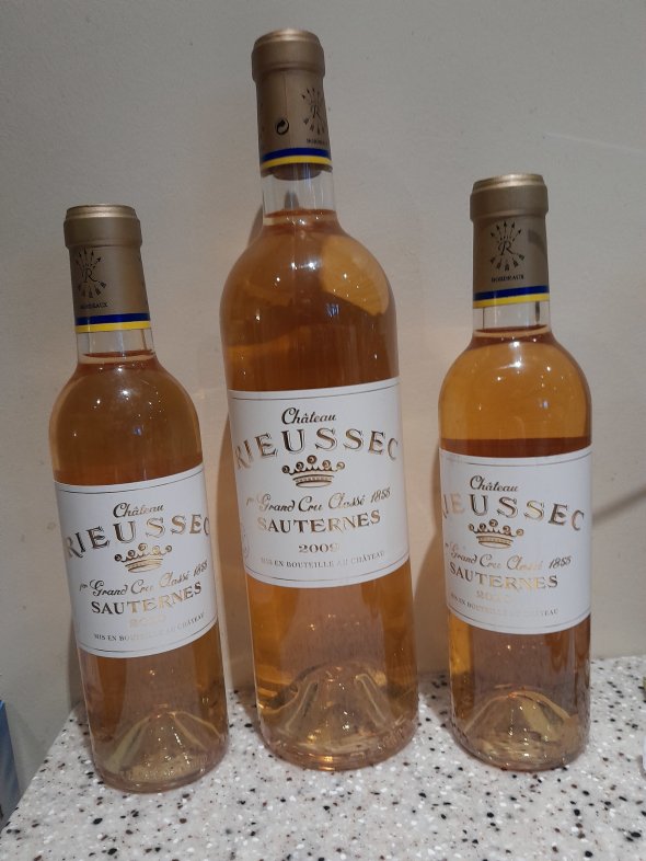 Chateau Rieussec Premier Cru Classe, Sauternes mixed lot