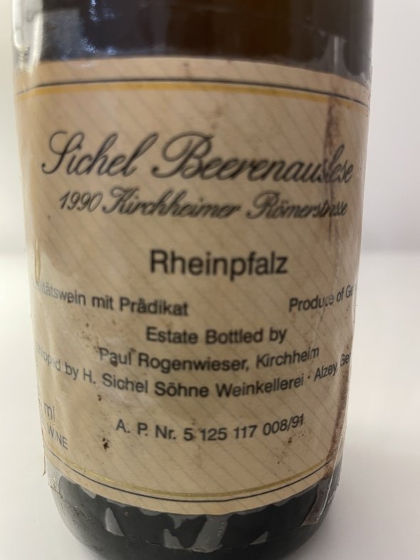 Kirchheimer Romerstrasse Riesling Beerenauslesen