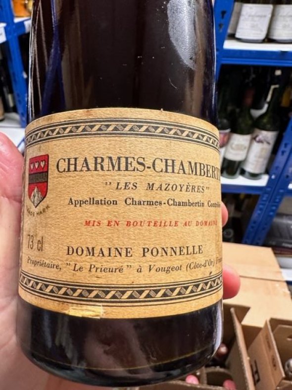 charmes chambertin domaine ponnelle les mazoyeres