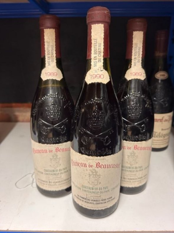 beaucastel top vintages x 3
