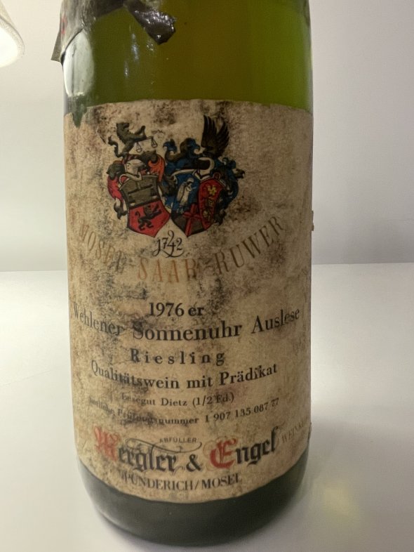 Wehlener Sonnenuhr Riesling Auslese Mosel