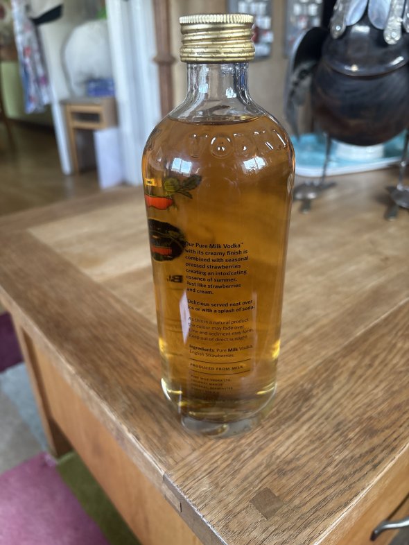 Black Cow, Pure Milk Vodka English strawberries 